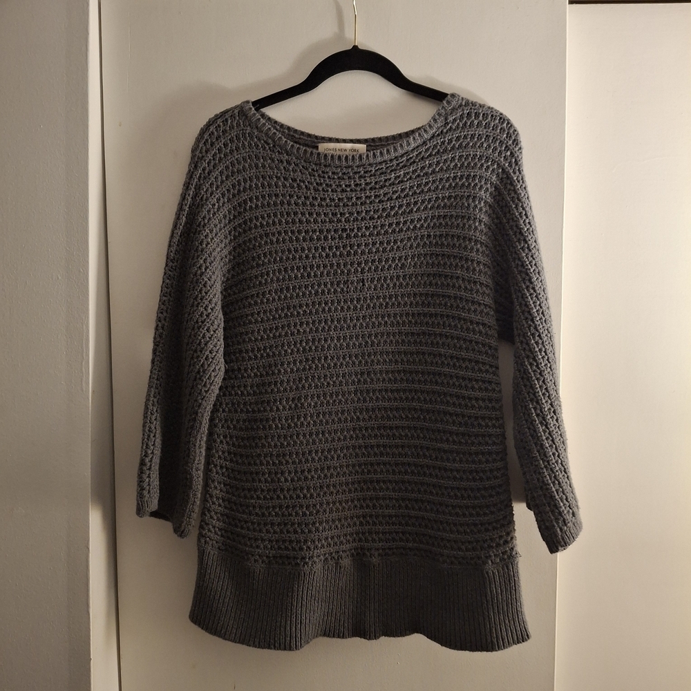 Jones New York Sport Gray Women's Knit Sweater